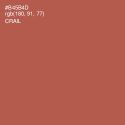 #B45B4D - Crail Color Image