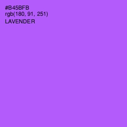 #B45BFB - Lavender Color Image