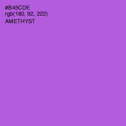 #B45CDE - Amethyst Color Image