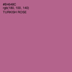 #B4648C - Turkish Rose Color Image