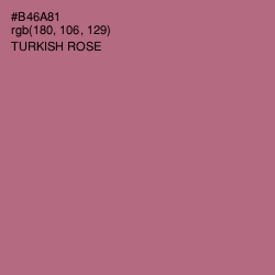 #B46A81 - Turkish Rose Color Image