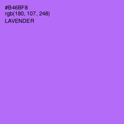 #B46BF8 - Lavender Color Image