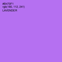 #B470F1 - Lavender Color Image