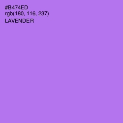 #B474ED - Lavender Color Image