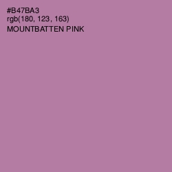 #B47BA3 - Mountbatten Pink Color Image