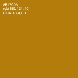 #B47C0A - Pirate Gold Color Image