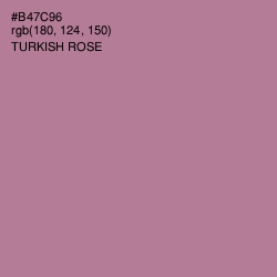 #B47C96 - Turkish Rose Color Image