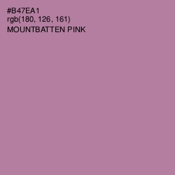 #B47EA1 - Mountbatten Pink Color Image