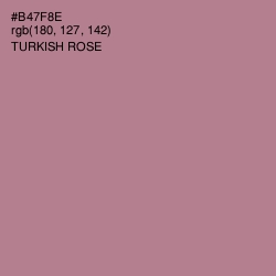 #B47F8E - Turkish Rose Color Image