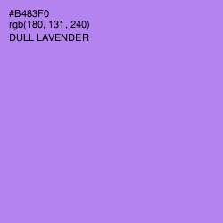 #B483F0 - Dull Lavender Color Image