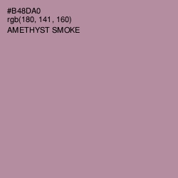 #B48DA0 - Amethyst Smoke Color Image