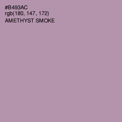 #B493AC - Amethyst Smoke Color Image