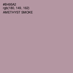 #B495A2 - Amethyst Smoke Color Image