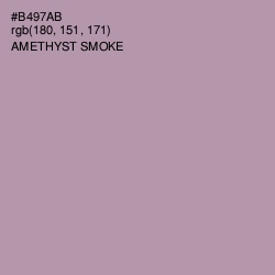 #B497AB - Amethyst Smoke Color Image