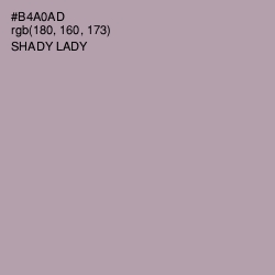 #B4A0AD - Shady Lady Color Image