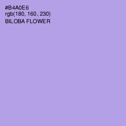 #B4A0E6 - Biloba Flower Color Image