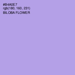 #B4A0E7 - Biloba Flower Color Image