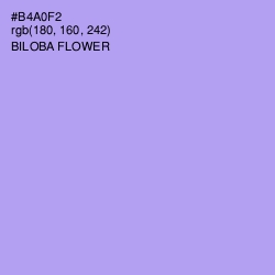#B4A0F2 - Biloba Flower Color Image