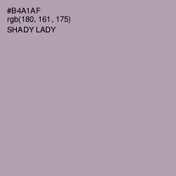#B4A1AF - Shady Lady Color Image