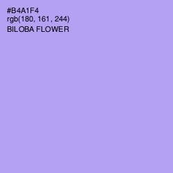 #B4A1F4 - Biloba Flower Color Image