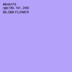 #B4A1F9 - Biloba Flower Color Image