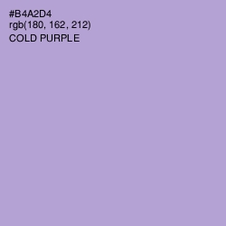 #B4A2D4 - Cold Purple Color Image