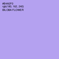 #B4A2F0 - Biloba Flower Color Image