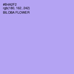 #B4A2F2 - Biloba Flower Color Image