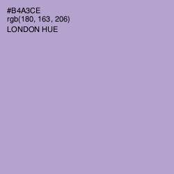 #B4A3CE - London Hue Color Image