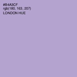 #B4A3CF - London Hue Color Image