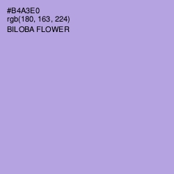 #B4A3E0 - Biloba Flower Color Image