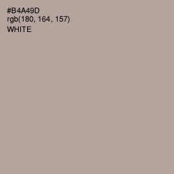 #B4A49D - Taupe Gray Color Image