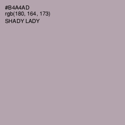 #B4A4AD - Shady Lady Color Image