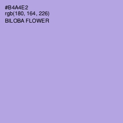 #B4A4E2 - Biloba Flower Color Image