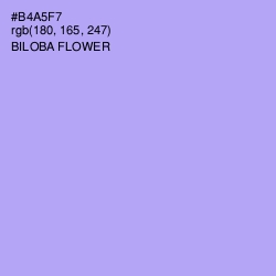 #B4A5F7 - Biloba Flower Color Image