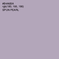 #B4A6BA - Spun Pearl Color Image