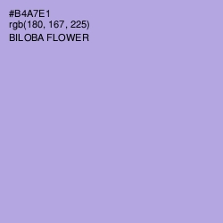 #B4A7E1 - Biloba Flower Color Image