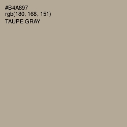 #B4A897 - Taupe Gray Color Image