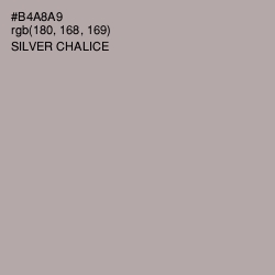 #B4A8A9 - Silver Chalice Color Image
