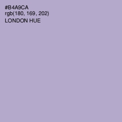 #B4A9CA - London Hue Color Image