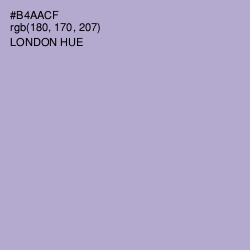 #B4AACF - London Hue Color Image