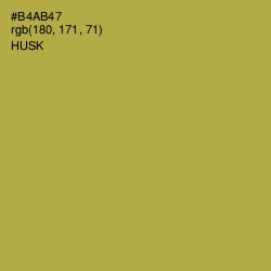 #B4AB47 - Husk Color Image