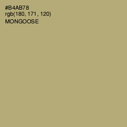 #B4AB78 - Mongoose Color Image