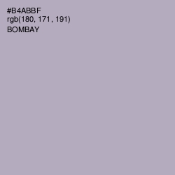 #B4ABBF - Bombay Color Image