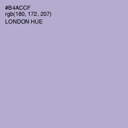 #B4ACCF - London Hue Color Image