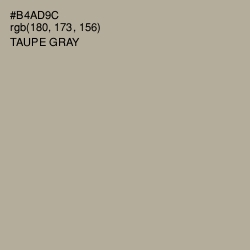 #B4AD9C - Taupe Gray Color Image