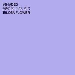 #B4ADED - Biloba Flower Color Image