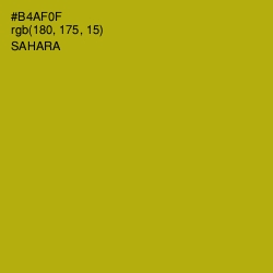 #B4AF0F - Sahara Color Image