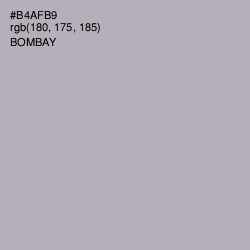 #B4AFB9 - Bombay Color Image