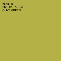 #B4B146 - Olive Green Color Image